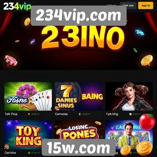 234vip.com lança novos jogos de cassino online